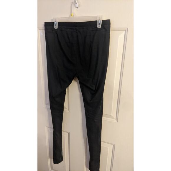 Helmet Lang Pull On Black Pants Cotton, Pleated, Cotton, Large - Picture 2 of 9